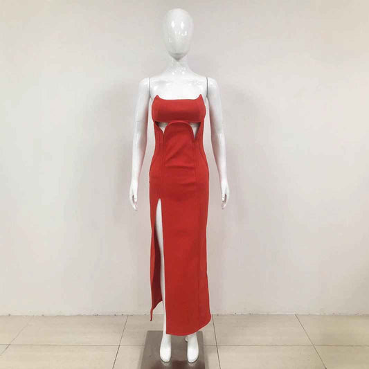 Egyptian & European Elegant Strapless Sexy Long Dress