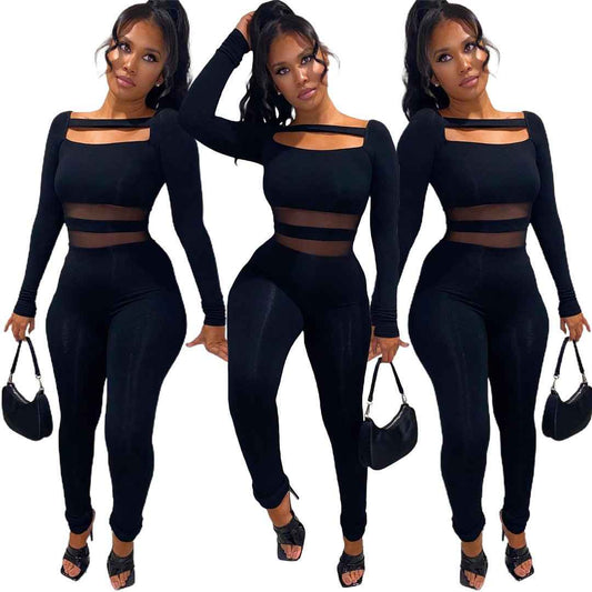 One Piece Long Sleeve Jumpsuit