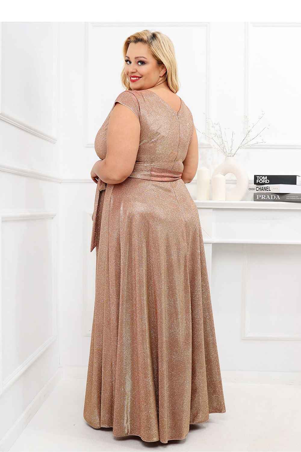 Elegant Special Occasion Sparky Wrap Dress
