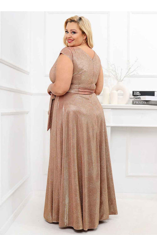 Elegant Special Occasion Sparky Wrap Dress