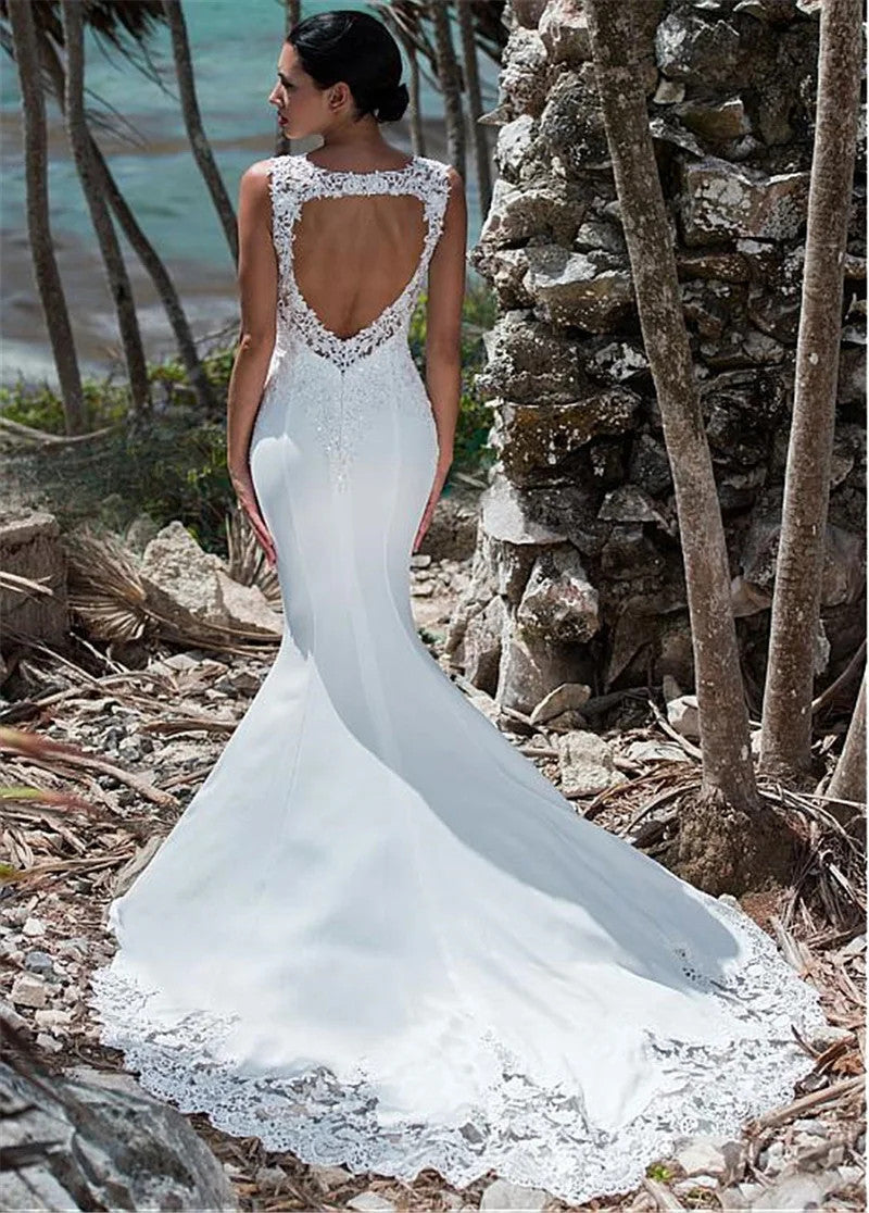 LORIE Sexy Mermaid Wedding Dress-0