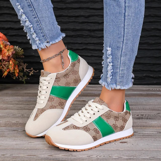 Breathable Women's Sneakers Lightweight Leisure Tennis Shoes for Women Flower Design Luxury Shoes Comfort Fashion Platform Shoes eprolo