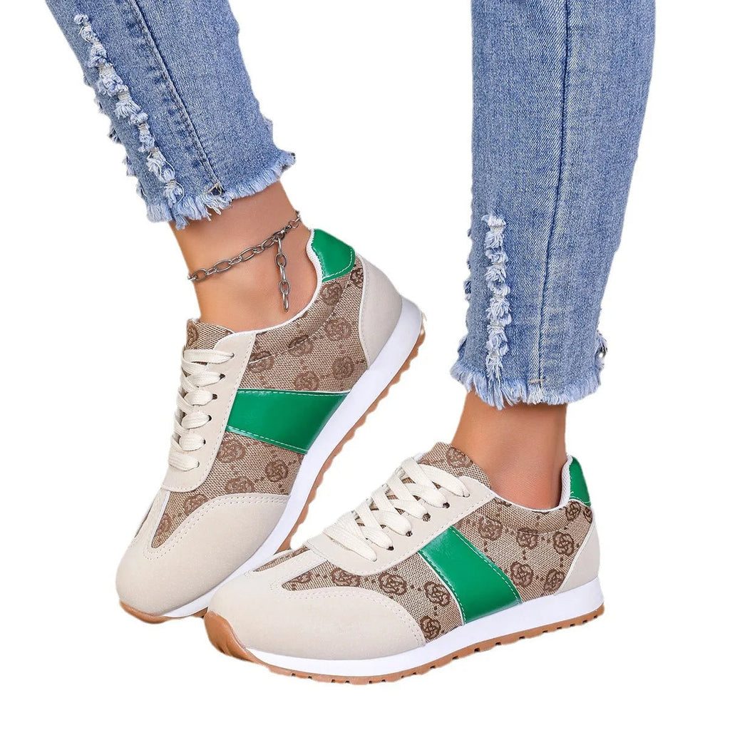 Breathable Women's Sneakers Lightweight Leisure Tennis Shoes for Women Flower Design Luxury Shoes Comfort Fashion Platform Shoes eprolo