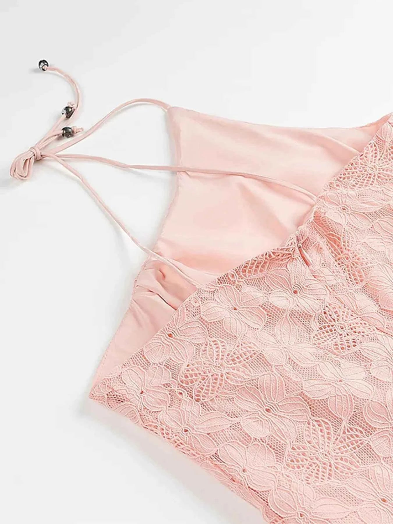 Lace One Shoulder : Mini Dress