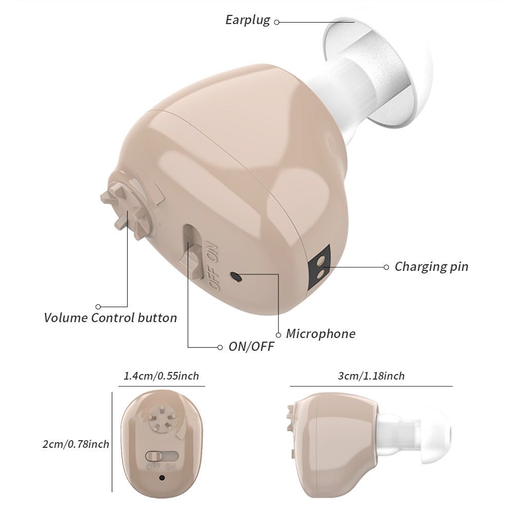 1pcs Sound Amplifier Hearing Aid with Headphone Charger - ꫀꪶꫀᧁꪖꪀᥴꫀ꠸ᠻꪗ~ 𝔈𝔪𝔟𝔯𝔞𝔠𝔢 𝔈𝔩𝔢𝔤𝔞𝔫𝔠𝔢