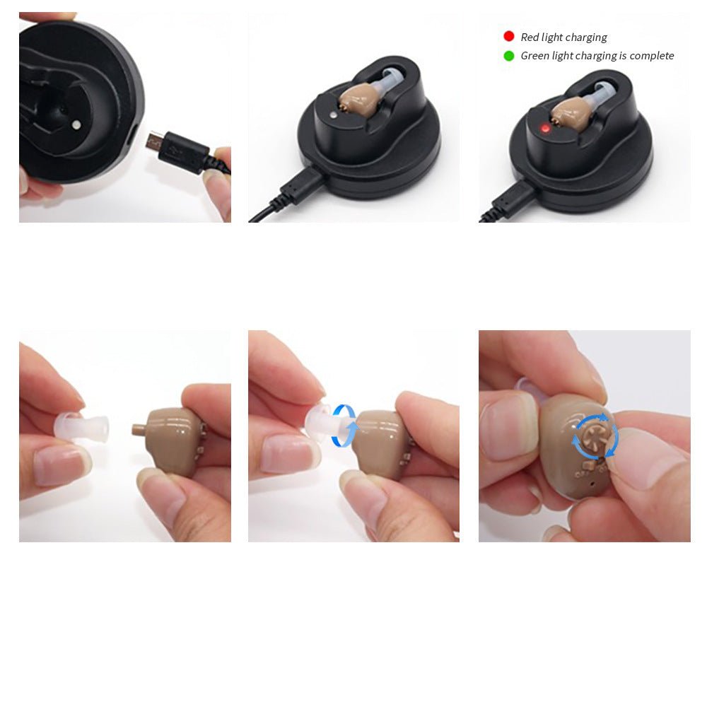 1pcs Sound Amplifier Hearing Aid with Headphone Charger - ꫀꪶꫀᧁꪖꪀᥴꫀ꠸ᠻꪗ~ 𝔈𝔪𝔟𝔯𝔞𝔠𝔢 𝔈𝔩𝔢𝔤𝔞𝔫𝔠𝔢