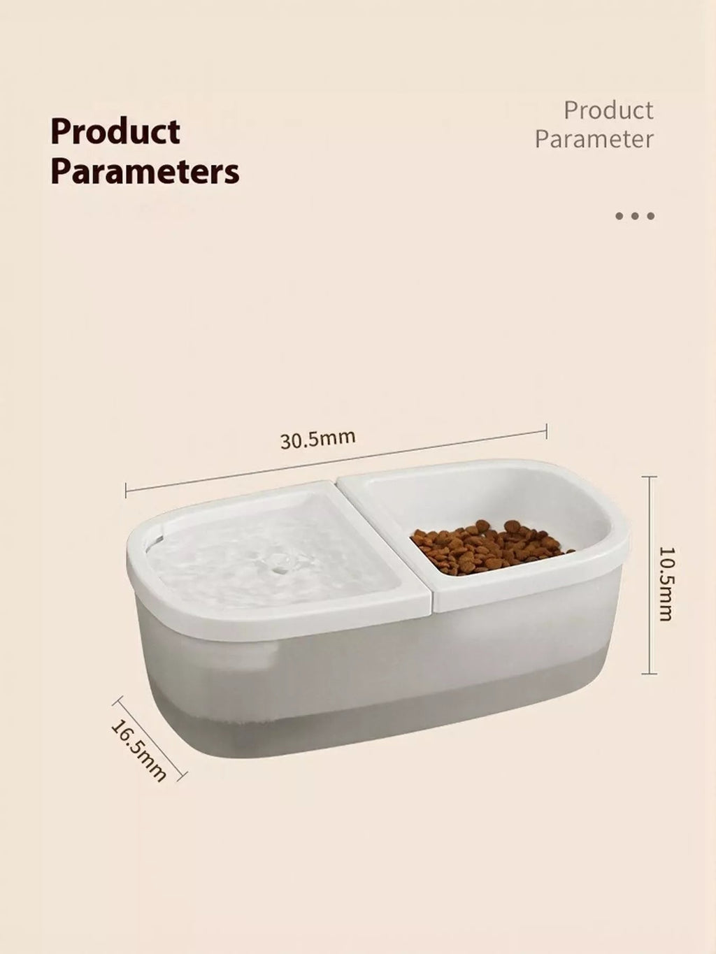 2 - in - 1 Automatic Water Dispenser & Food Bowl Pet Bowl - ꫀꪶꫀᧁꪖꪀᥴꫀ꠸ᠻꪗ~ 𝔈𝔪𝔟𝔯𝔞𝔠𝔢 𝔈𝔩𝔢𝔤𝔞𝔫𝔠𝔢