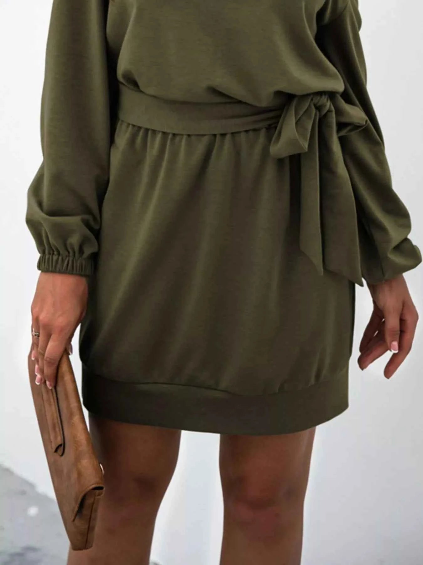 One Shoulder Tie : Waist Dress