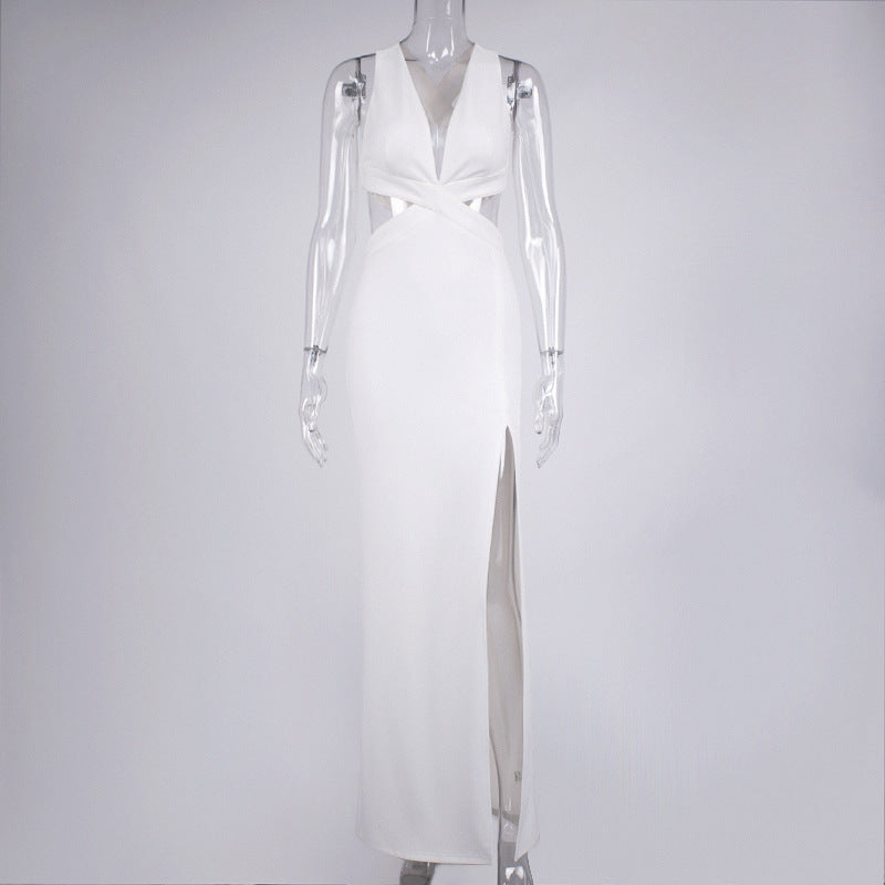 Women's Sexy Backless Cross Dress