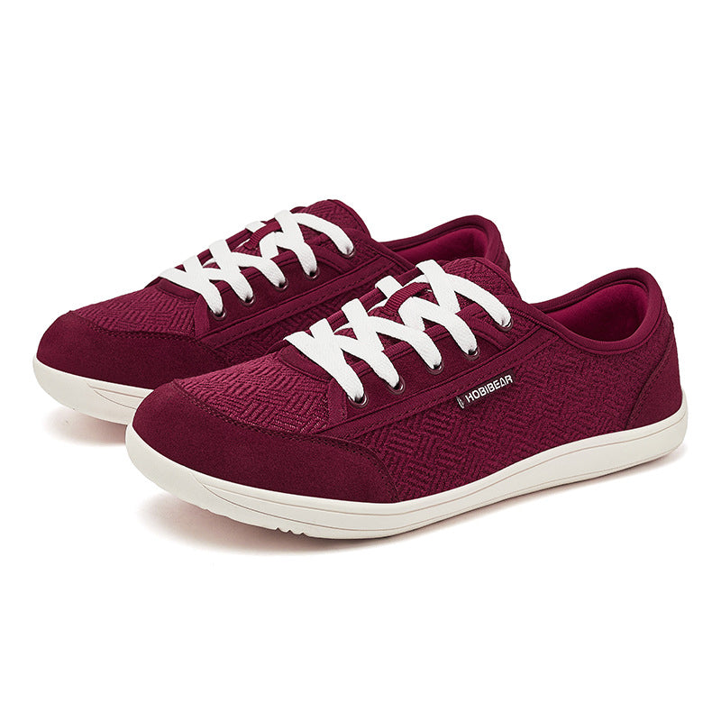 Men Lace-Up Casual Leather Shoes Unisex