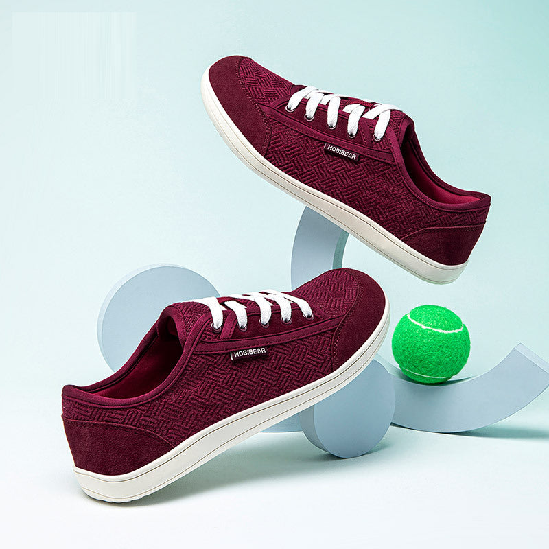 Men Lace-Up Casual Leather Shoes Unisex