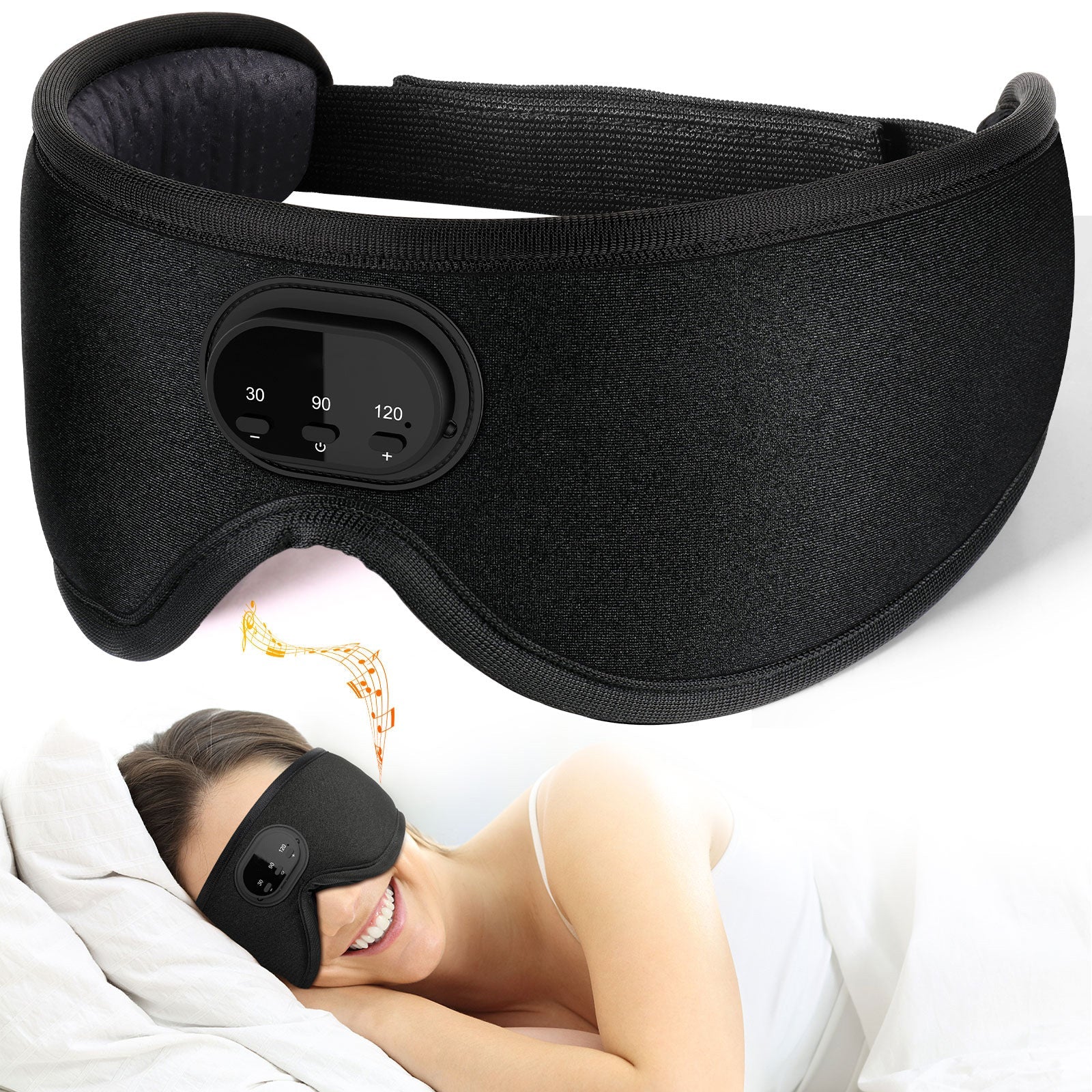 3D Eye Socket Full Blackout Smart Sleep Mask - ꫀꪶꫀᧁꪖꪀᥴꫀ꠸ᠻꪗ~ 𝔈𝔪𝔟𝔯𝔞𝔠𝔢 𝔈𝔩𝔢𝔤𝔞𝔫𝔠𝔢