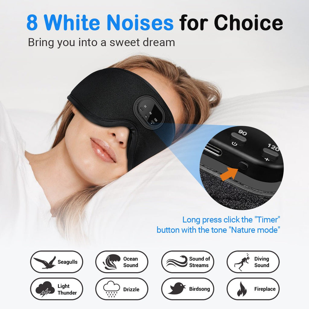 3D Eye Socket Full Blackout Smart Sleep Mask - ꫀꪶꫀᧁꪖꪀᥴꫀ꠸ᠻꪗ~ 𝔈𝔪𝔟𝔯𝔞𝔠𝔢 𝔈𝔩𝔢𝔤𝔞𝔫𝔠𝔢