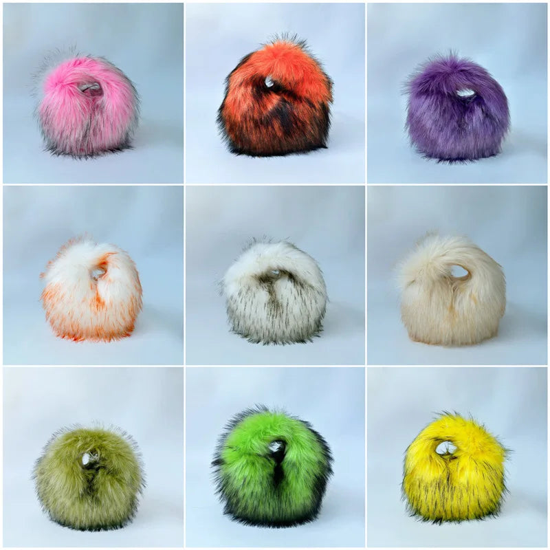 Fashion Faux Fur Women Handbags ꫀꪶꫀᧁꪖꪀᥴꫀ꠸ᠻꪗ~ 𝔈𝔪𝔟𝔯𝔞𝔠𝔢 𝔈𝔩𝔢𝔤𝔞𝔫𝔠𝔢