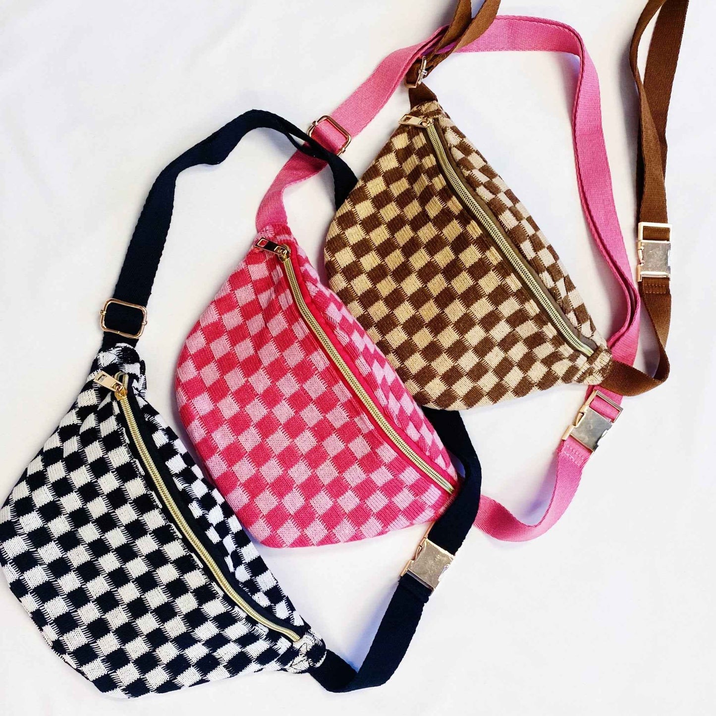 Check Yourself Crossbody Belt Sling Bag