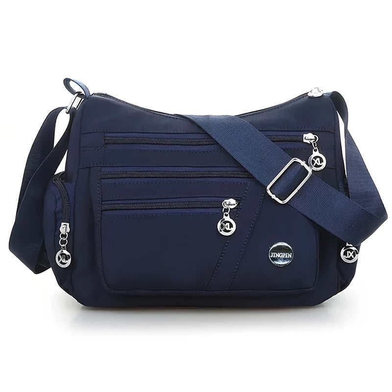 Multi-Compartment Single-Shoulder Crossbody Bag