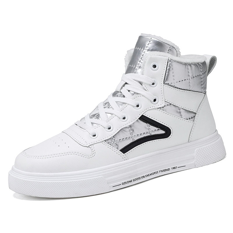 Men Stylish High-Top Walking Sneakers