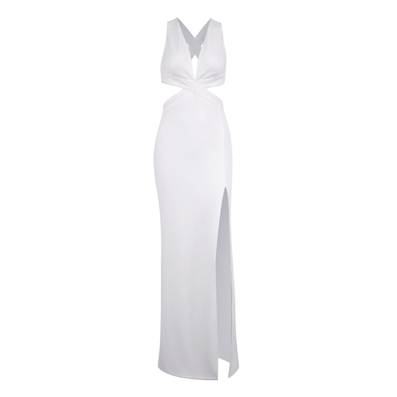 Women's Sexy Backless Cross Dress