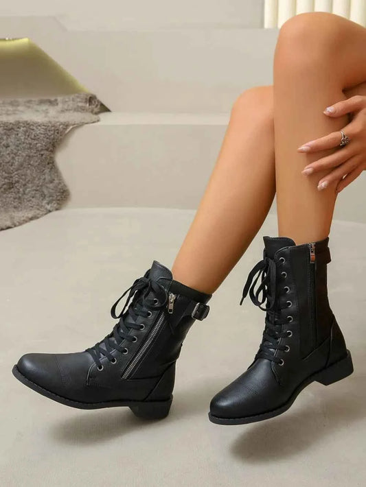 Boot Lover Leather : Lace-Up Boots