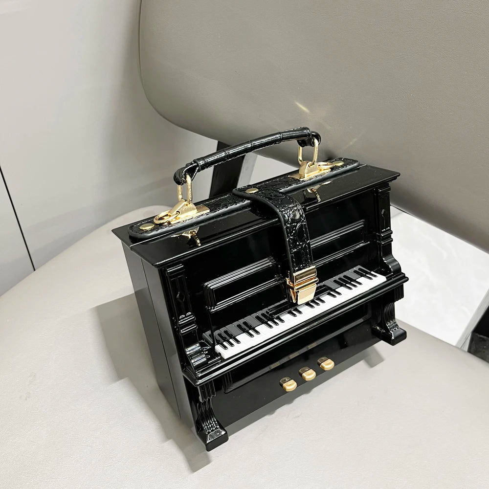 Luxury Designer Piano Crossbody Shoulder Bag ꫀꪶꫀᧁꪖꪀᥴꫀ꠸ᠻꪗ~ 𝔈𝔪𝔟𝔯𝔞𝔠𝔢 𝔈𝔩𝔢𝔤𝔞𝔫𝔠𝔢