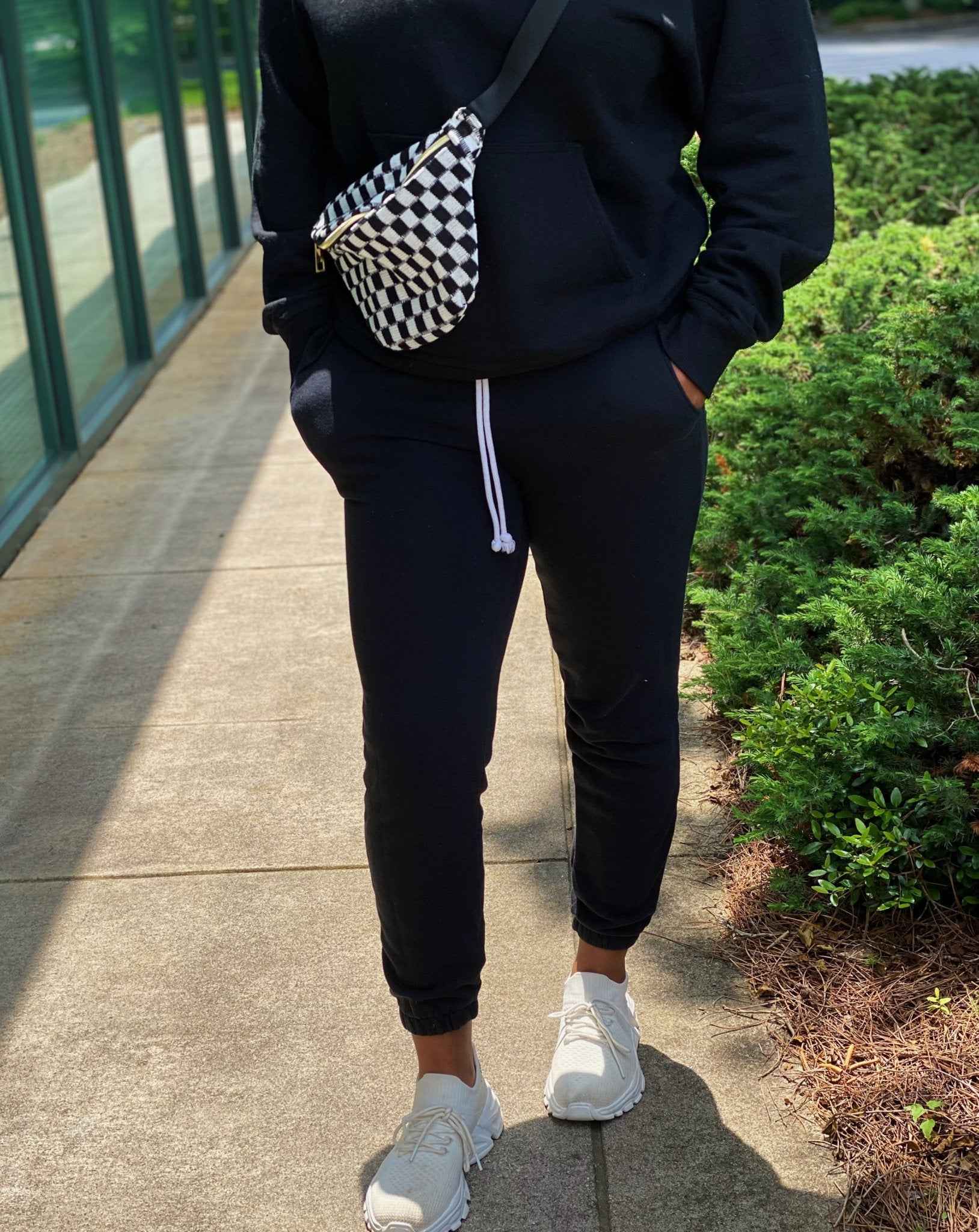 Check Yourself Crossbody Belt Sling Bag