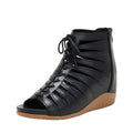 Woman’s Hollow Out Wedge Sandals with Ankle Strap ꫀꪶꫀᧁꪖꪀᥴꫀ꠸ᠻꪗ~ 𝔈𝔪𝔟𝔯𝔞𝔠𝔢 𝔈𝔩𝔢𝔤𝔞𝔫𝔠𝔢