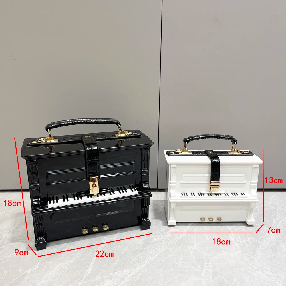 Luxury Designer Piano Crossbody Shoulder Bag ꫀꪶꫀᧁꪖꪀᥴꫀ꠸ᠻꪗ~ 𝔈𝔪𝔟𝔯𝔞𝔠𝔢 𝔈𝔩𝔢𝔤𝔞𝔫𝔠𝔢