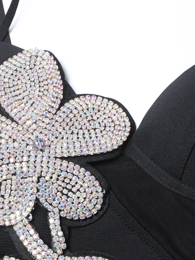 Womens Diamonds Slimming Sexy Dress