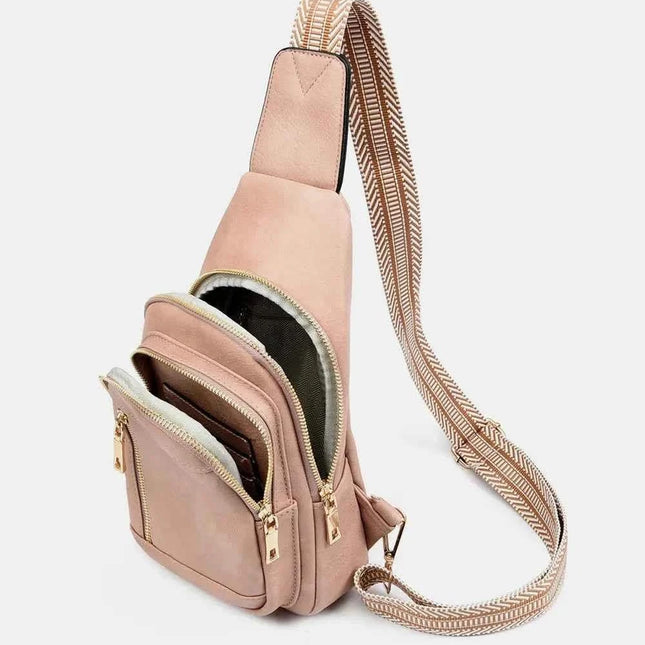 Adjustable Leather : Crossbody Bag With Straps
