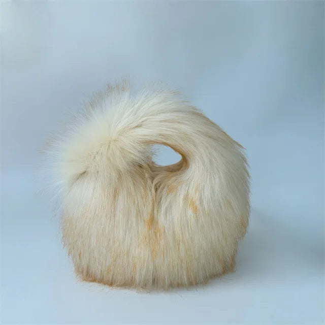 Fashion Faux Fur Women Handbags ꫀꪶꫀᧁꪖꪀᥴꫀ꠸ᠻꪗ~ 𝔈𝔪𝔟𝔯𝔞𝔠𝔢 𝔈𝔩𝔢𝔤𝔞𝔫𝔠𝔢