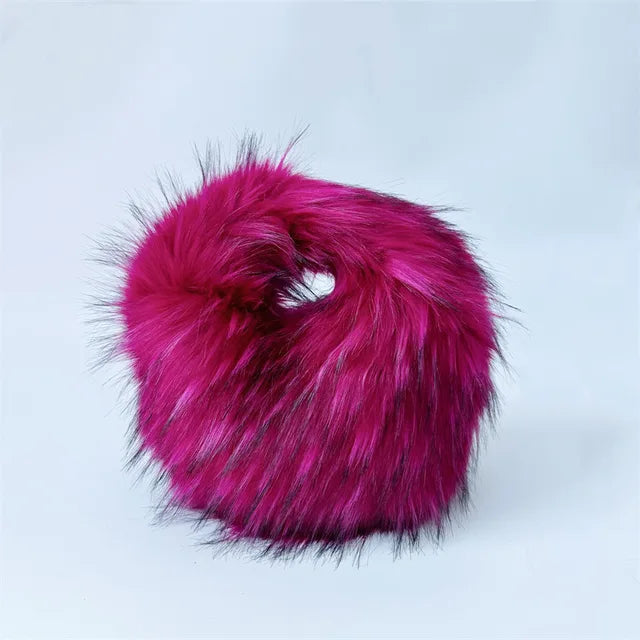 Fashion Faux Fur Women Handbags ꫀꪶꫀᧁꪖꪀᥴꫀ꠸ᠻꪗ~ 𝔈𝔪𝔟𝔯𝔞𝔠𝔢 𝔈𝔩𝔢𝔤𝔞𝔫𝔠𝔢