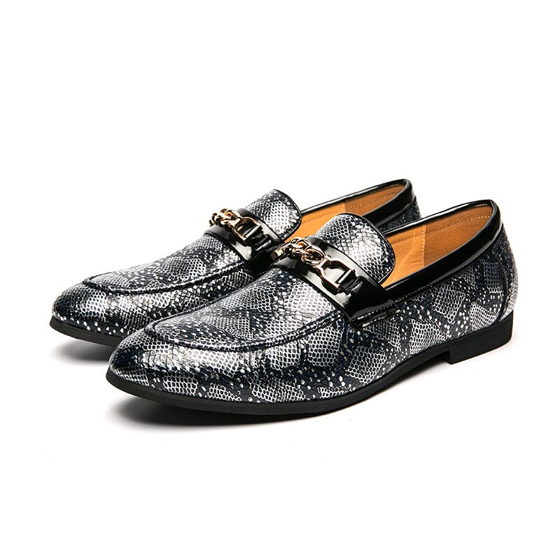 Men Luxury Gold Fashion Shoes