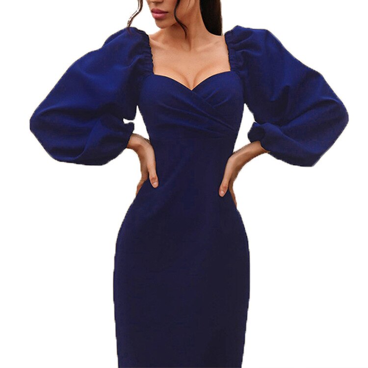 Women Hubble-Bubble Sexy Long Dress