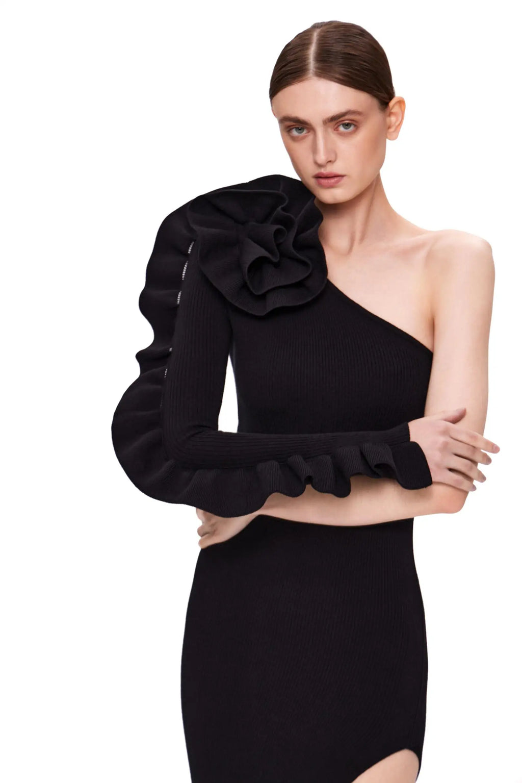 Women Stylish Sexy One Shoulder Dress