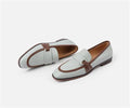 Women Genuine Square Toe Leather Loafers ꫀꪶꫀᧁꪖꪀᥴꫀ꠸ᠻꪗ~ 𝔈𝔪𝔟𝔯𝔞𝔠𝔢 𝔈𝔩𝔢𝔤𝔞𝔫𝔠𝔢