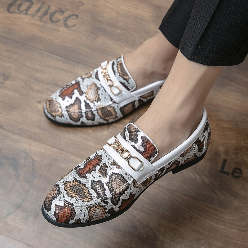 Men Luxury Gold Fashion Shoes