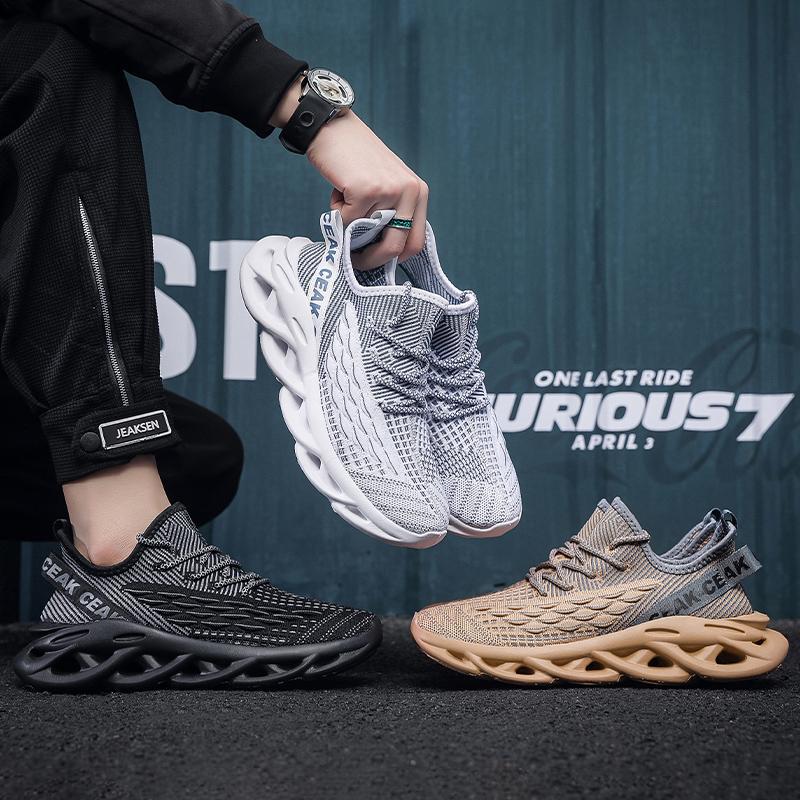 Mens Flyknit Mesh Shoes