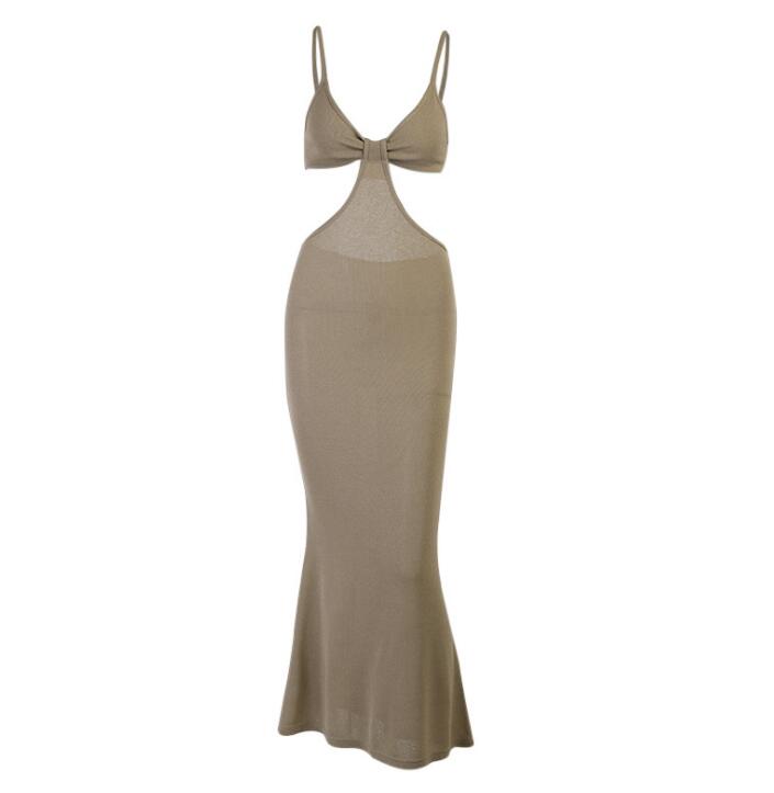 Women Knitted Maxi Dress