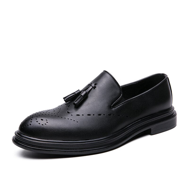 Men Genuine Leather Brogue Shoes