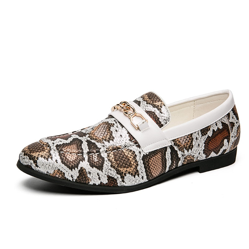 Men Luxury Gold Fashion Shoes
