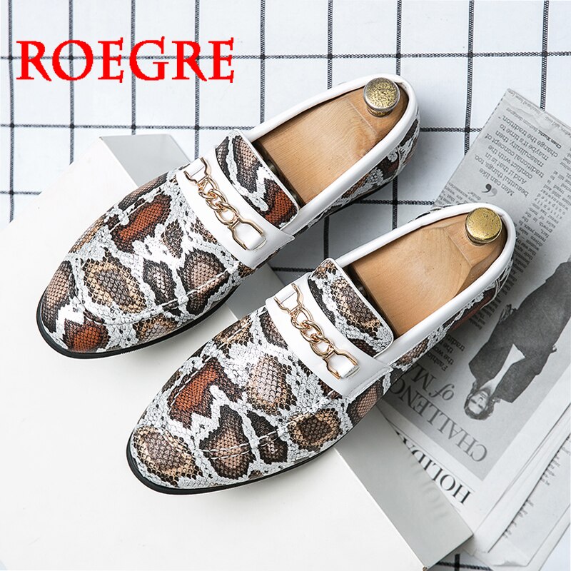 Men Luxury Gold Fashion Shoes