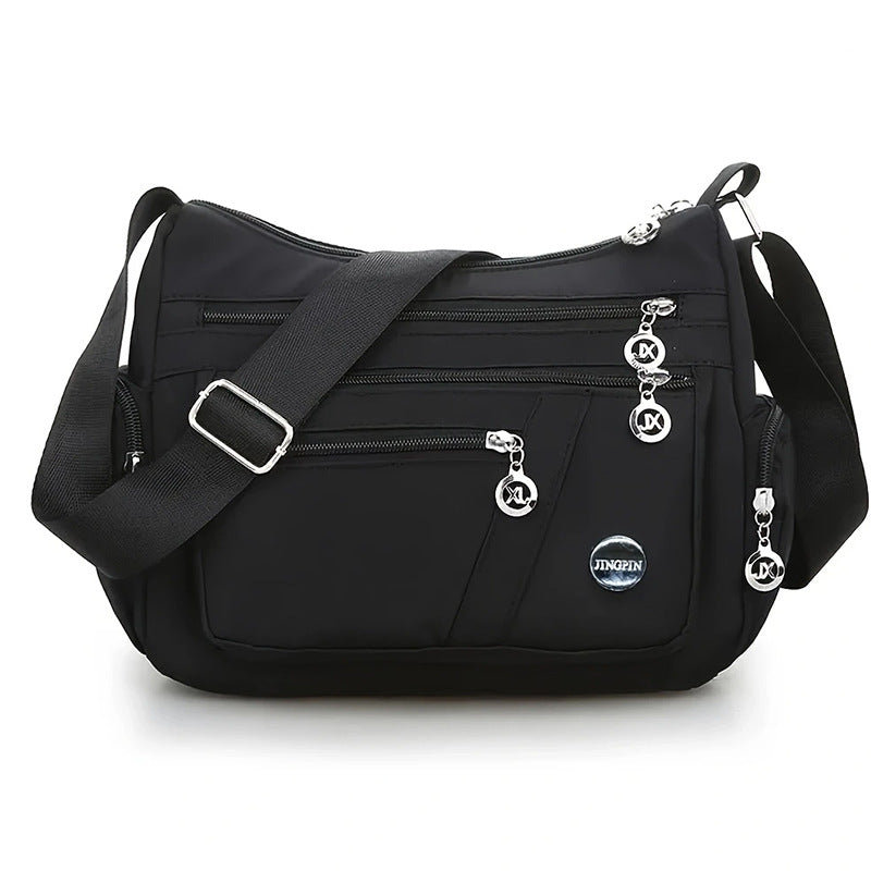 Multi-Compartment Single-Shoulder Crossbody Bag