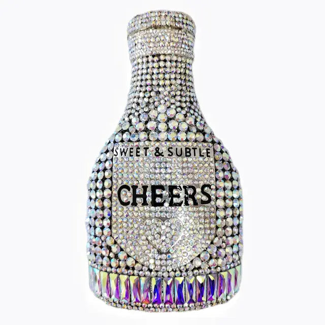 Women Diamond Bottle Crystal Clutch Bag ꫀꪶꫀᧁꪖꪀᥴꫀ꠸ᠻꪗ~ 𝔈𝔪𝔟𝔯𝔞𝔠𝔢 𝔈𝔩𝔢𝔤𝔞𝔫𝔠𝔢