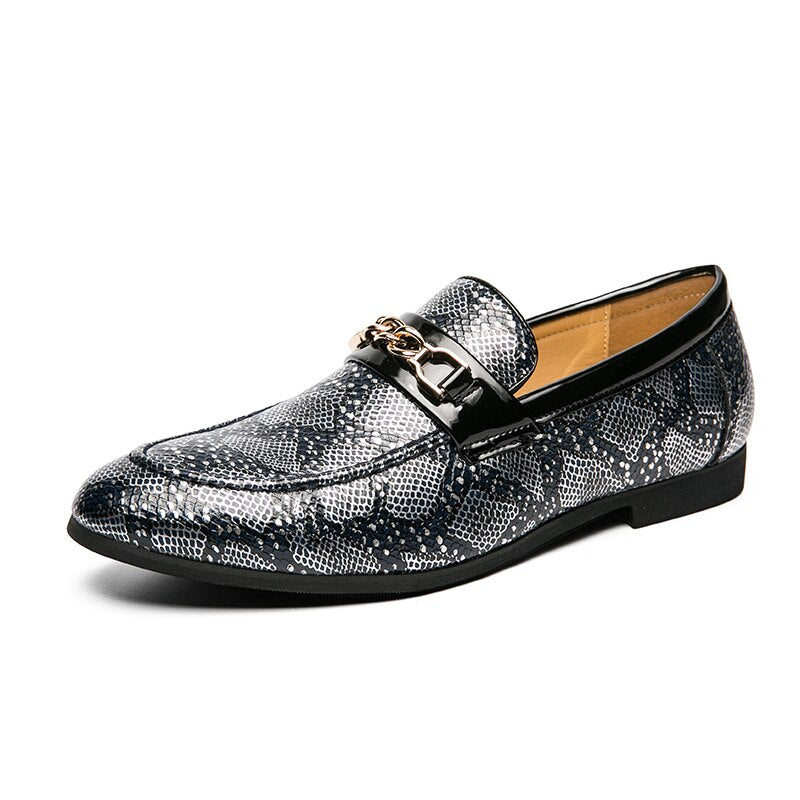Men Luxury Gold Fashion Shoes
