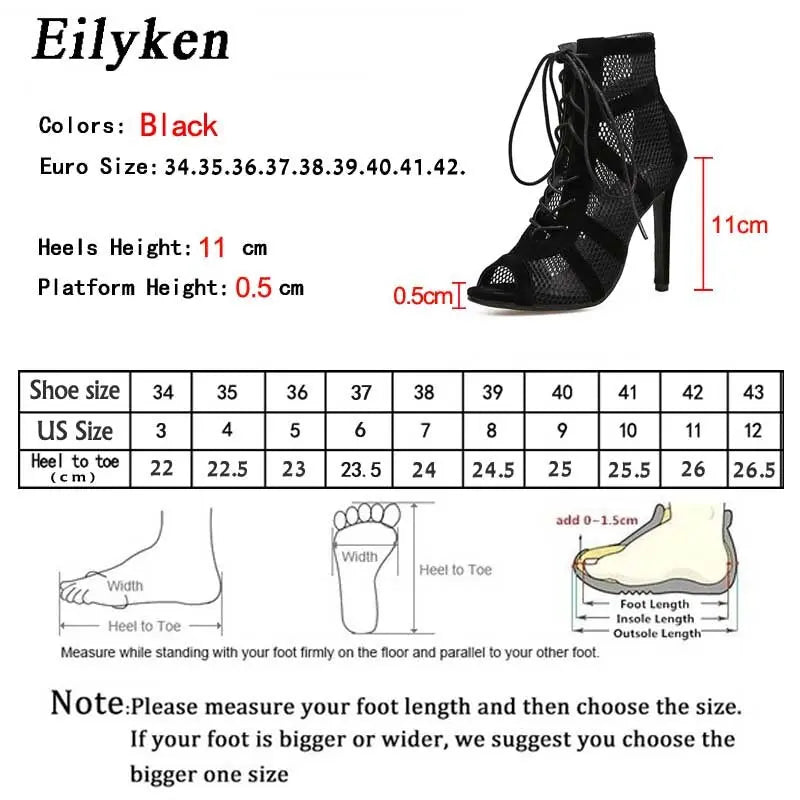 Fashion Black Net Fabric Cross-Tied High Heels ꫀꪶꫀᧁꪖꪀᥴꫀ꠸ᠻꪗ~ 𝔈𝔪𝔟𝔯𝔞𝔠𝔢 𝔈𝔩𝔢𝔤𝔞𝔫𝔠𝔢
