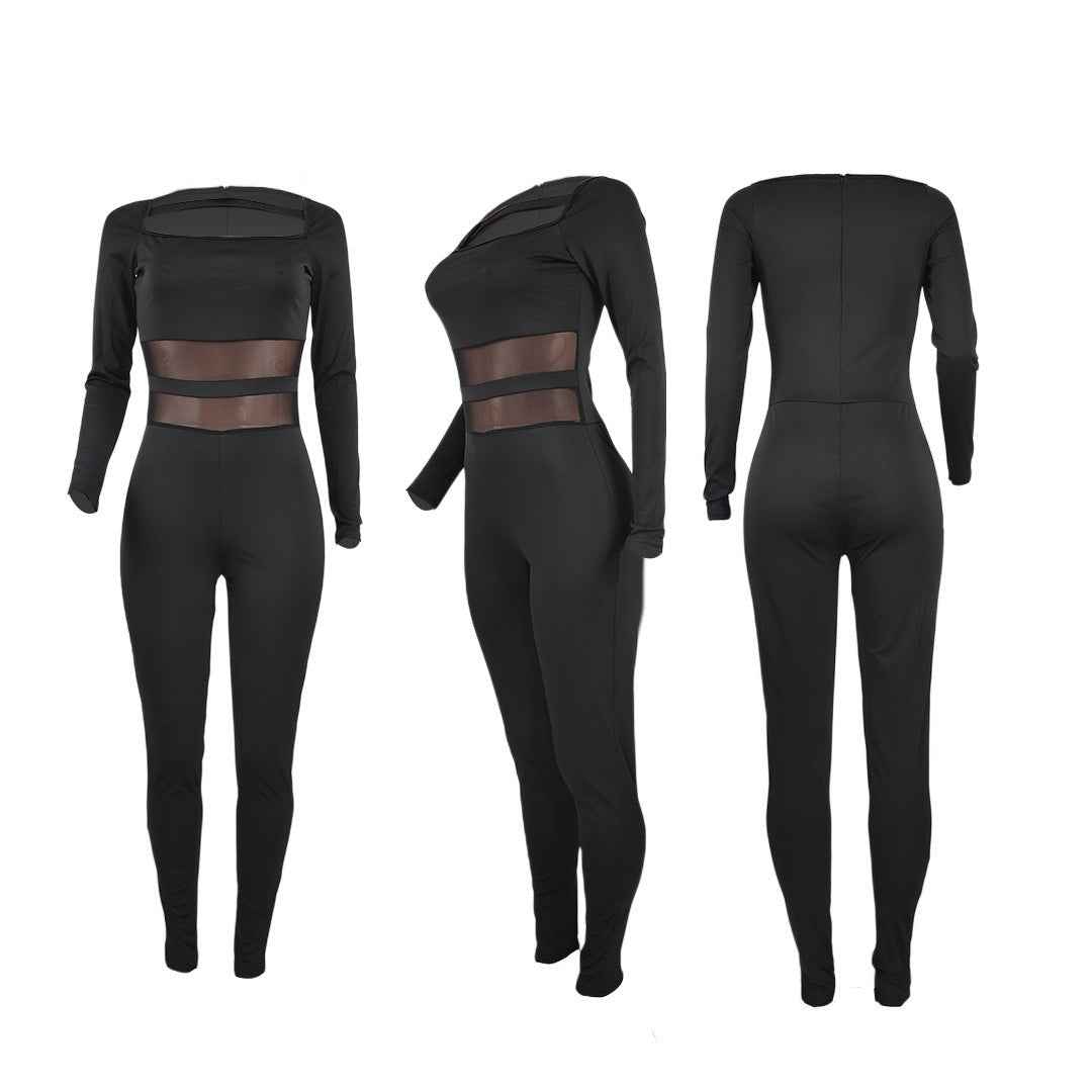 One Piece Long Sleeve Jumpsuit