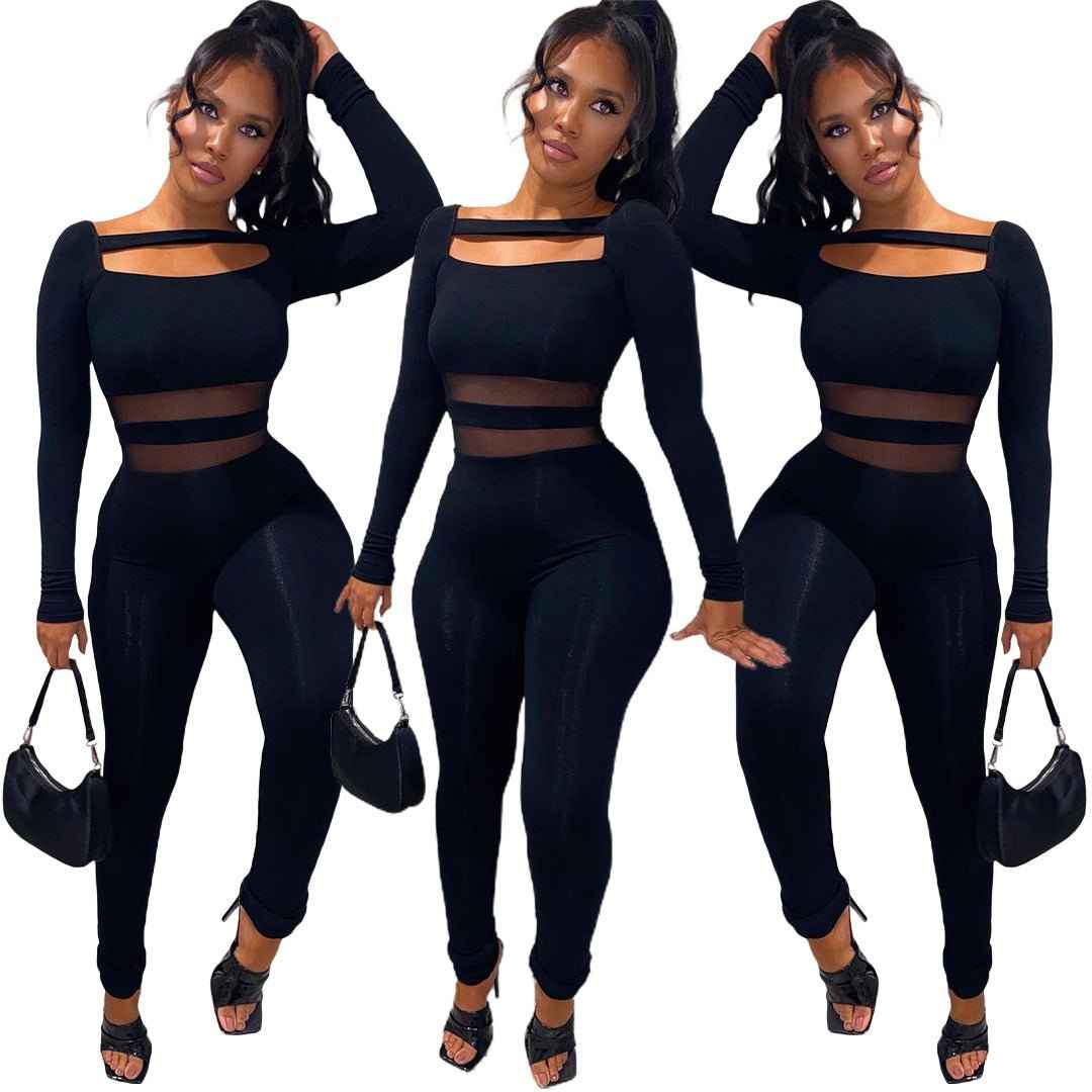 One Piece Long Sleeve Jumpsuit