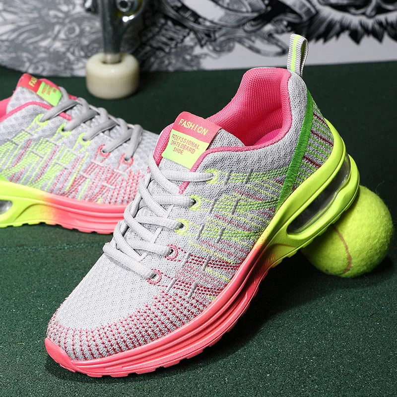 Women Rose Mesh Sports Shoes ꫀꪶꫀᧁꪖꪀᥴꫀ꠸ᠻꪗ~ 𝔈𝔪𝔟𝔯𝔞𝔠𝔢 𝔈𝔩𝔢𝔤𝔞𝔫𝔠𝔢