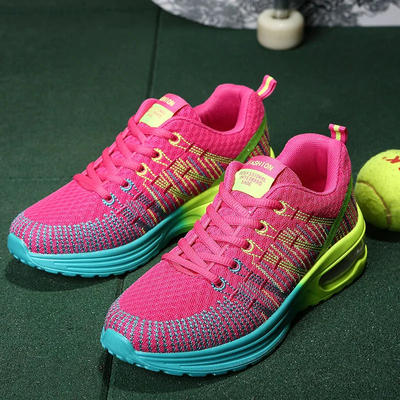 Women Rose Mesh Sports Shoes ꫀꪶꫀᧁꪖꪀᥴꫀ꠸ᠻꪗ~ 𝔈𝔪𝔟𝔯𝔞𝔠𝔢 𝔈𝔩𝔢𝔤𝔞𝔫𝔠𝔢