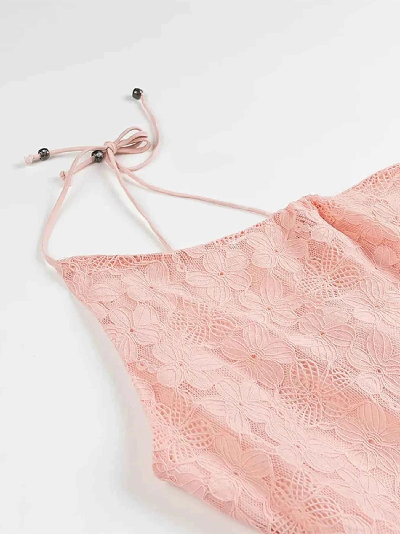 Lace One Shoulder : Mini Dress